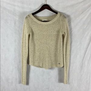Abercrombie & Fitch White Wool Sweater Women Large